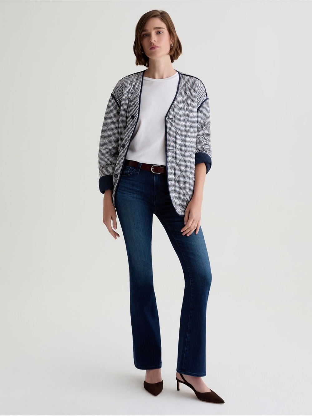 Women's Dark Blue Bootcut Jeans